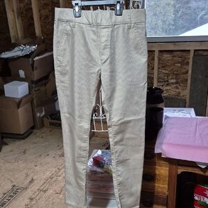 Women's Striped Tan Flog Pants. Size 26, small.